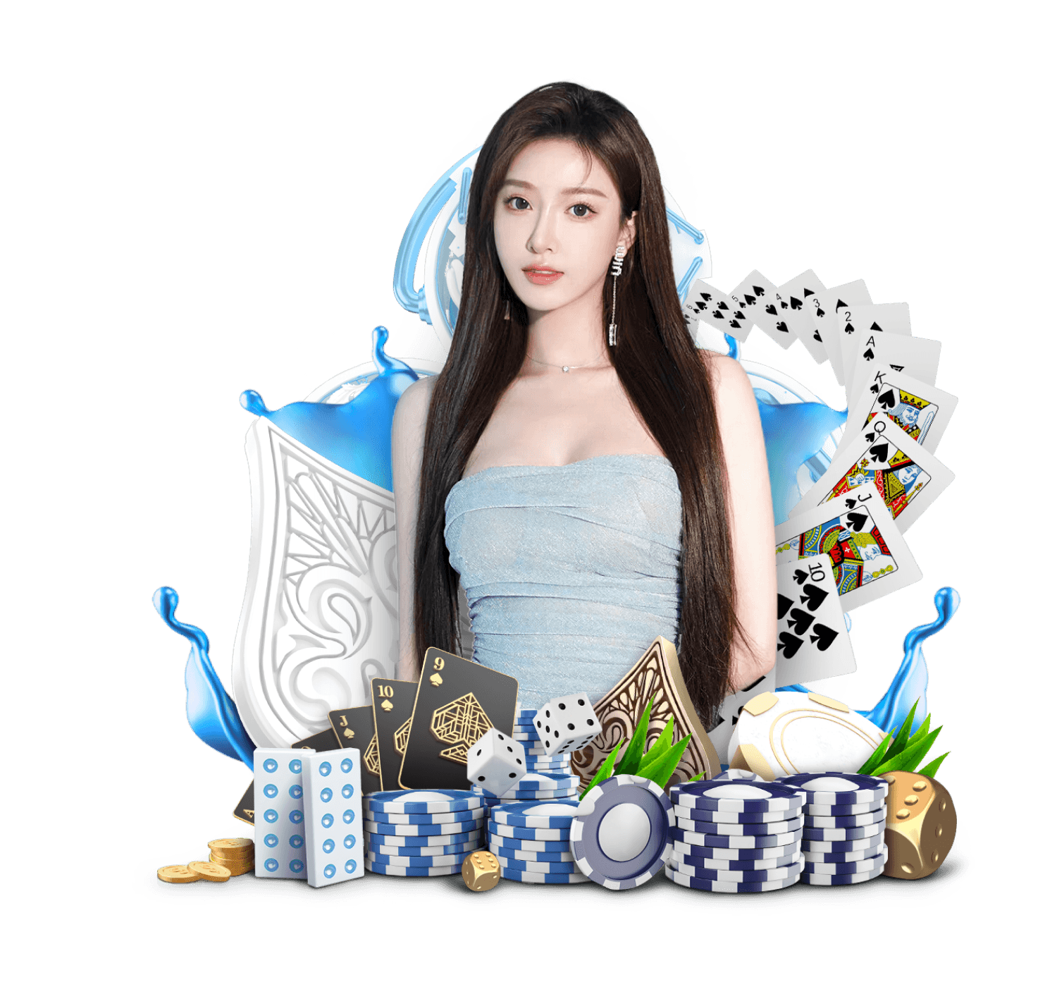 Live baccarat table
